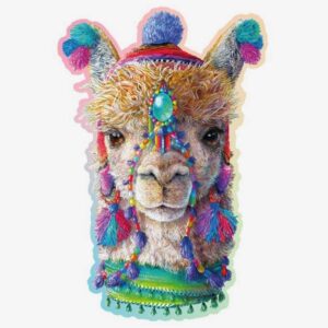 Koka puzle Mystical alpaca, 130 gabaliņi